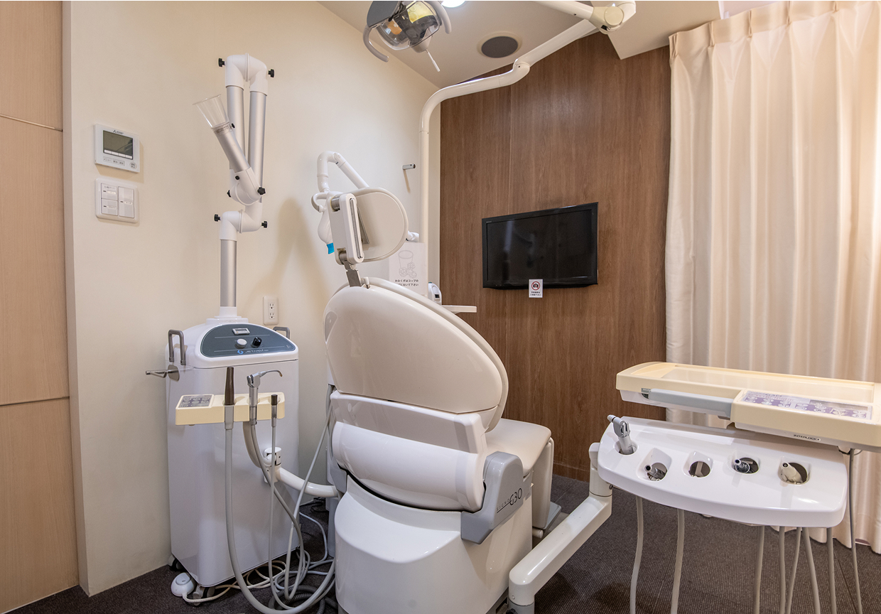 完全個室の空間で受診できます