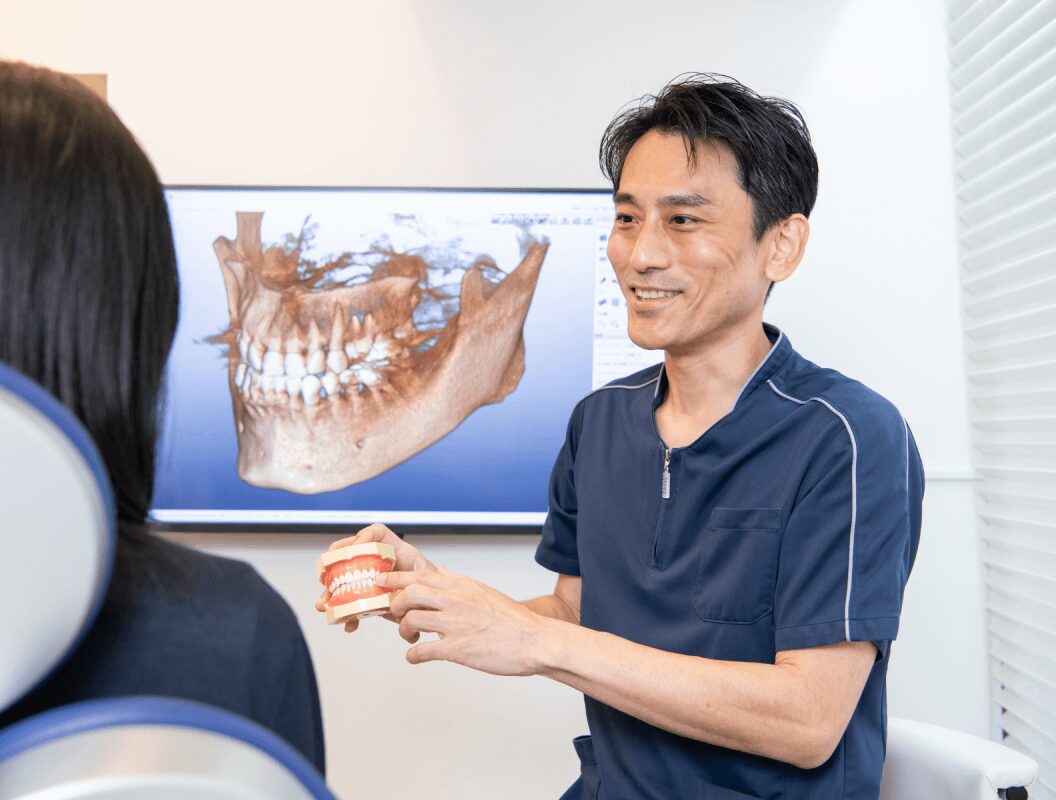 院長がすべての工程を一貫して担当